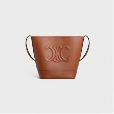 CE-Small bucket bag tan